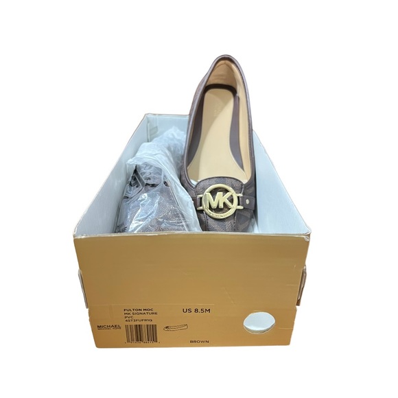 Brand 🆕 Michael Kors Fulton Moc Flats - Picture 4 of 9